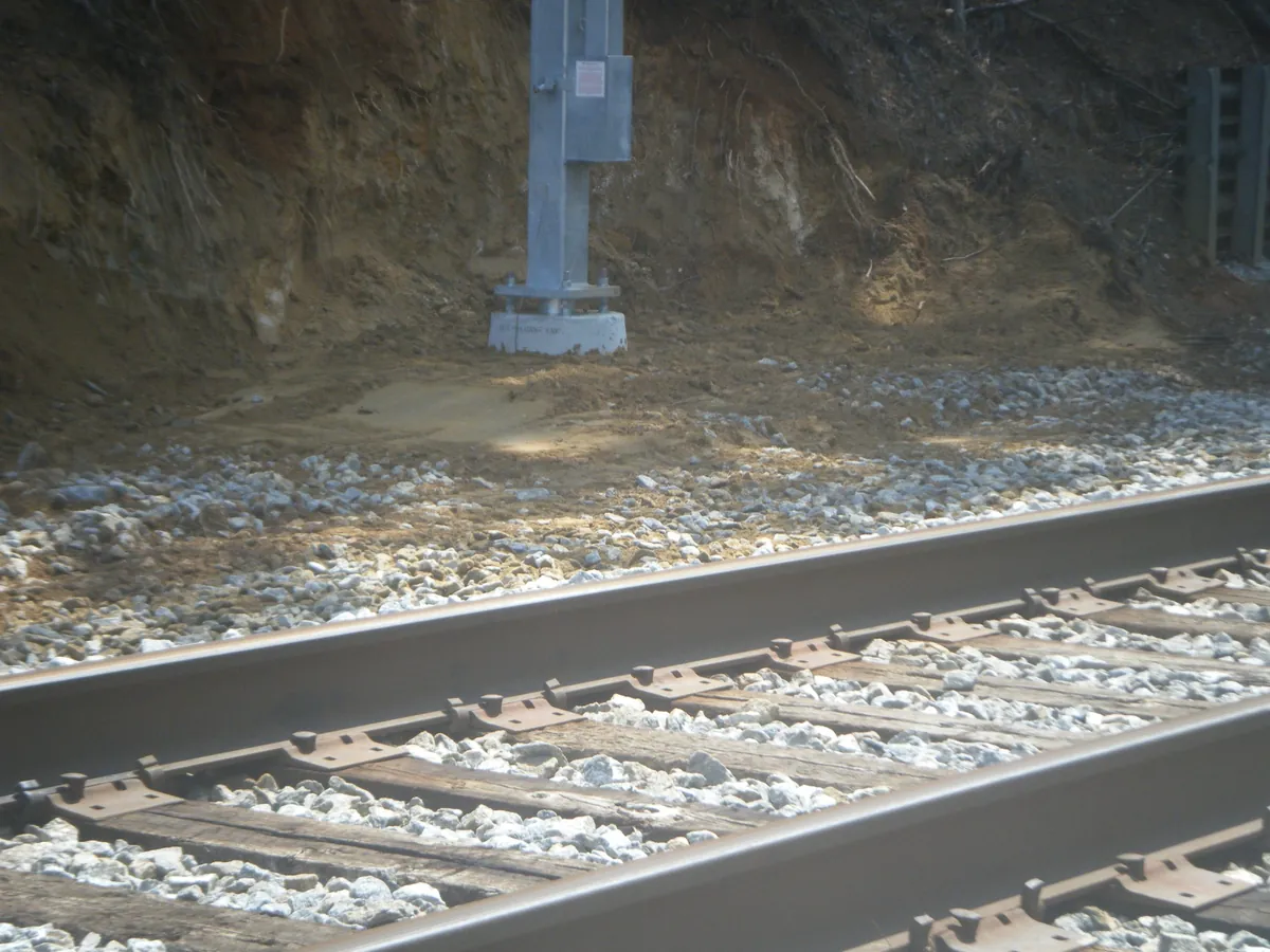 TF-2A 4X4 precast communication tower foundation — site photo 4